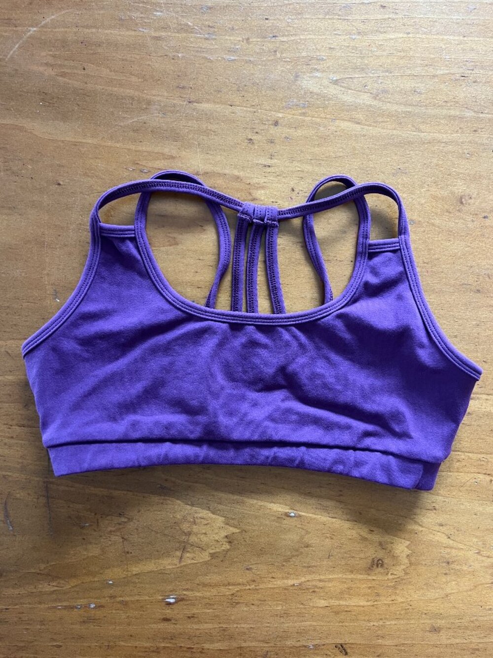Bia Brazil Activewear Purple Strappy Back Sports Bra M